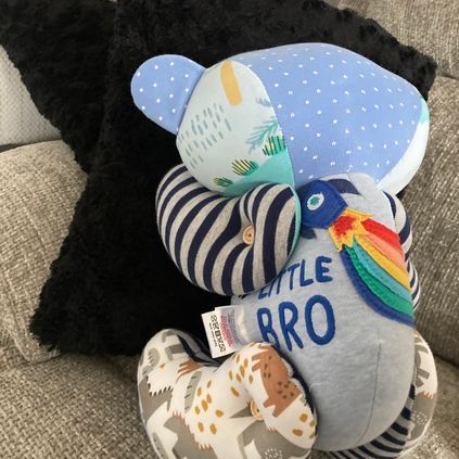 Customer image of Baby Clothing Memory Bear - Baby Boy