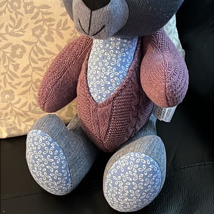 Customer image of Female Cardigan / Jumper Memory Bear