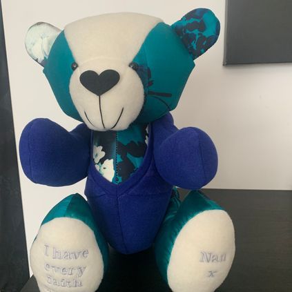 Customer image of Female Cardigan / Jumper Memory Bear
