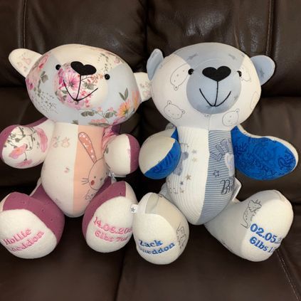 Customer image of Baby Clothing Memory Bear - Baby Boy