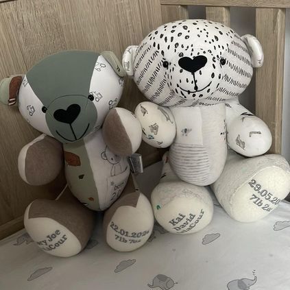 Customer image of Baby Clothing Memory Bear - Baby Boy