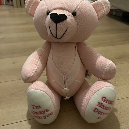 Customer image of Female Cardigan / Jumper Memory Bear