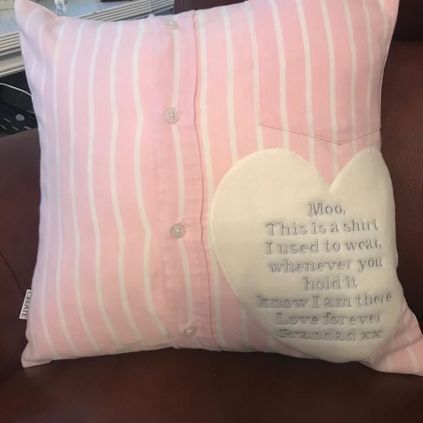 Customer image of Grandad Keepsake Cushion