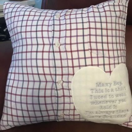 Customer image of Grandad Keepsake Cushion