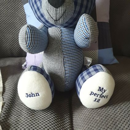 Customer image of Baby Clothing Memory Bear - Baby Boy