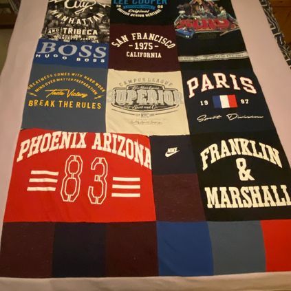 Customer image of Adult Clothing Memory Blanket