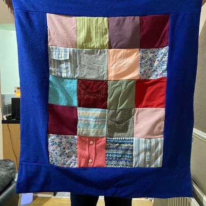 Customer image of Adult Clothing Memory Blanket