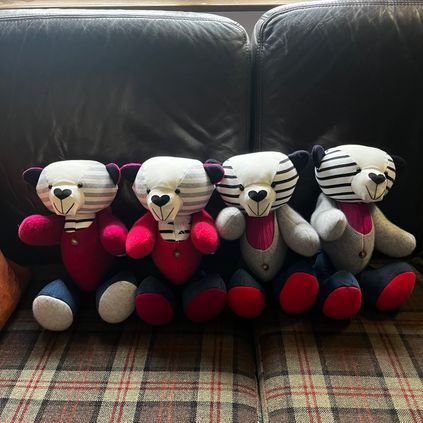 Customer image of Female Cardigan / Jumper Memory Bear