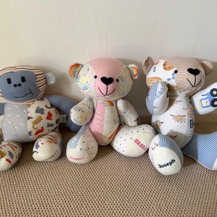 Customer image of Baby Clothing Memory Bear - Baby Boy