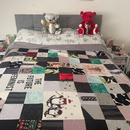 Customer image of Adult Clothing Memory Blanket