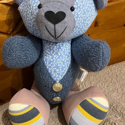 Customer image of Female Cardigan / Jumper Memory Bear