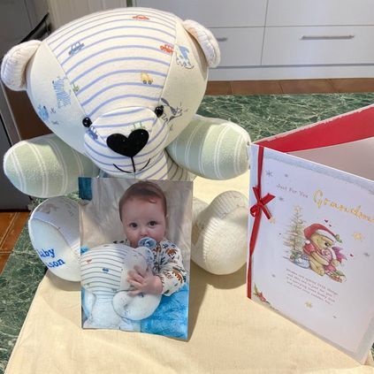 Customer image of Baby Clothing Memory Bear - Baby Boy