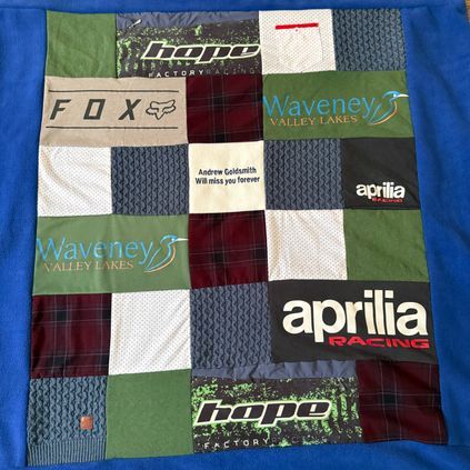 Customer image of Adult Clothing Memory Blanket