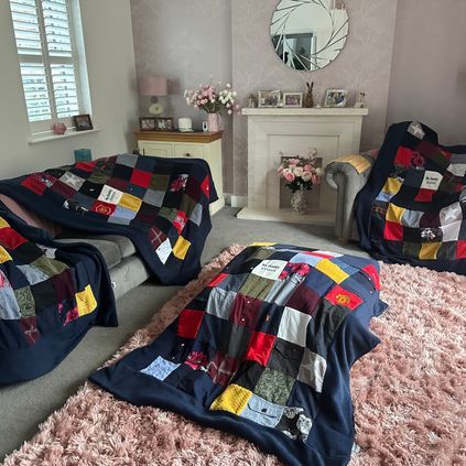 Customer image of Adult Clothing Memory Blanket