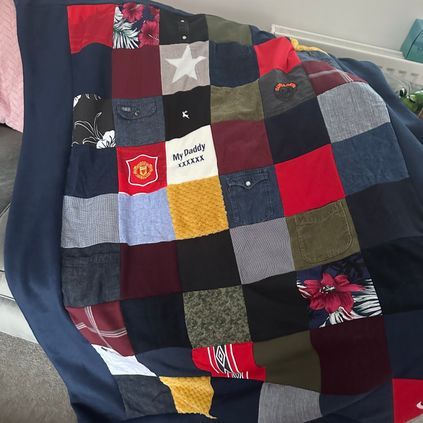 Customer image of Adult Clothing Memory Blanket