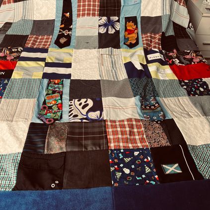 Customer image of Adult Clothing Memory Blanket