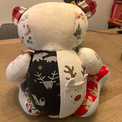 Customer image of Baby Clothing Memory Bear - Baby Girl