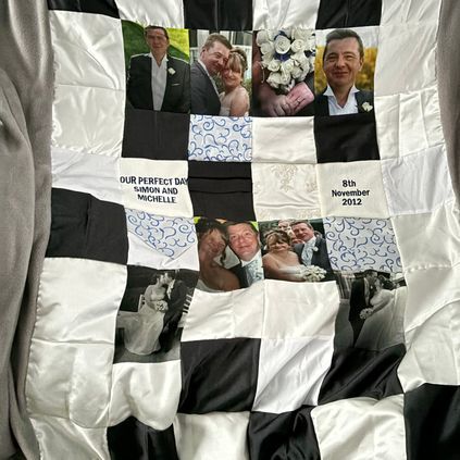 Customer image of Photo Quilts and Blankets