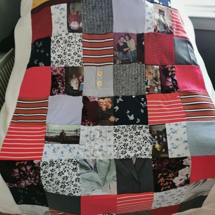 Customer image of Photo Quilts and Blankets