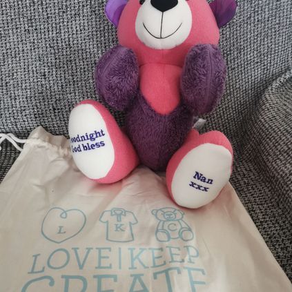 Customer image of Cardigan / Jumper Memory Bear