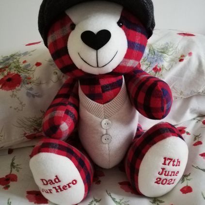 Customer image of Cardigan / Jumper Memory Bear