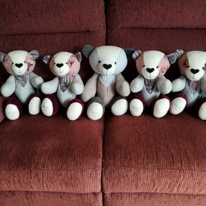 Customer image of Female Cardigan / Jumper Memory Bear