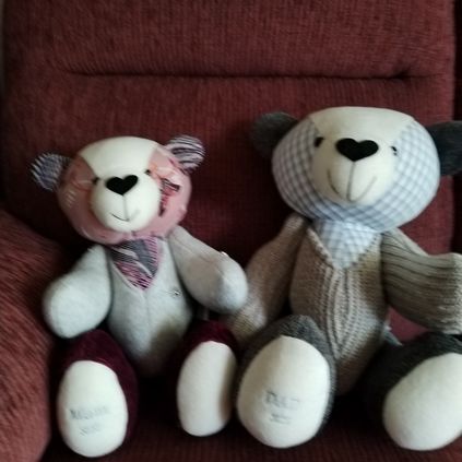 Customer image of Female Cardigan / Jumper Memory Bear
