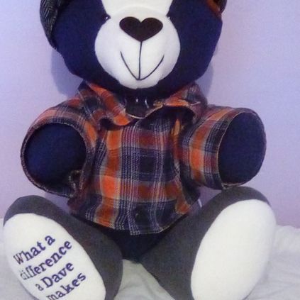 Customer image of Flat Cap Memory Bear