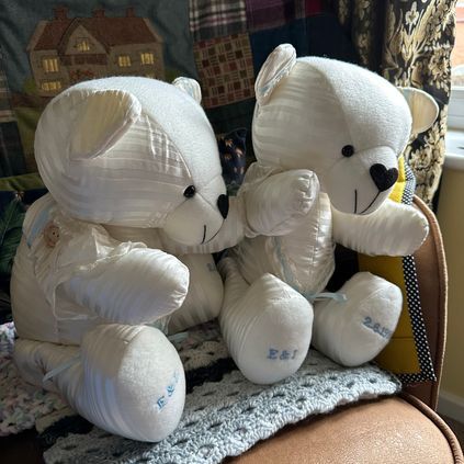 Customer image of Wedding Dress Memory Bear