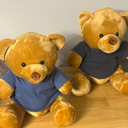 Customer image of Teddy Bear with Personalised Keepsake Shirt