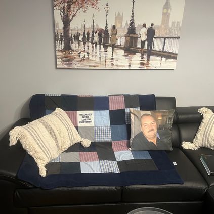 Customer image of Adult Clothing Memory Blanket