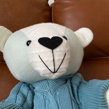 Customer image of Cardigan / Jumper Memory Bear