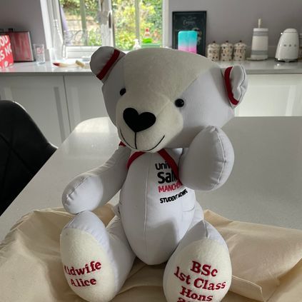 Customer image of Nurse / Doctor / NHS Uniform Memory Bear