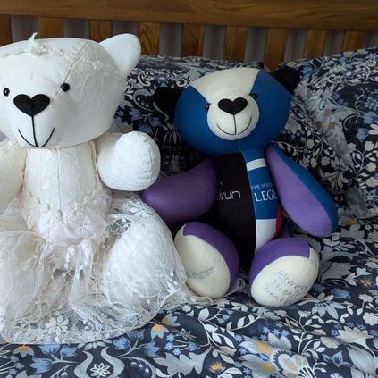 Customer image of Wedding Dress Memory Bear