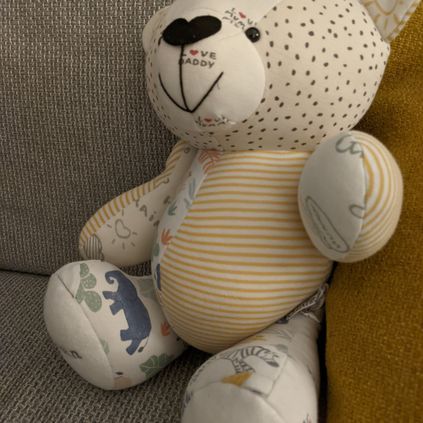 Customer image of Baby Clothing Memory Bear - Baby Boy
