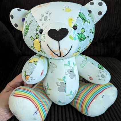 Customer image of Baby Clothing Memory Bear - Baby Boy