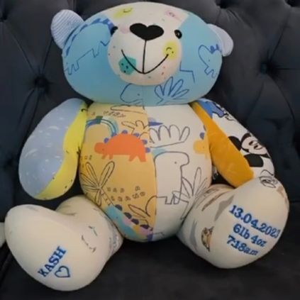 Customer image of Baby Clothing Memory Bear - Baby Boy