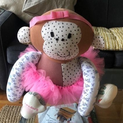 Customer image of Weighted Keepsake Monkey