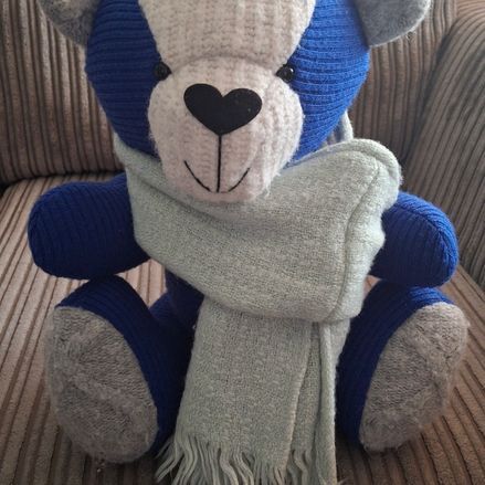 Customer image of Female Cardigan / Jumper Memory Bear