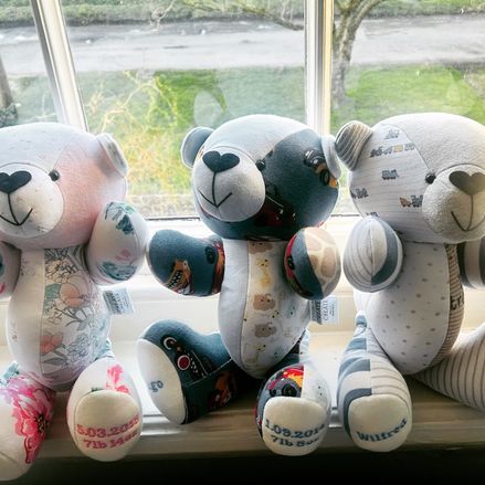 Customer image of Baby Clothing Memory Bear - Baby Boy