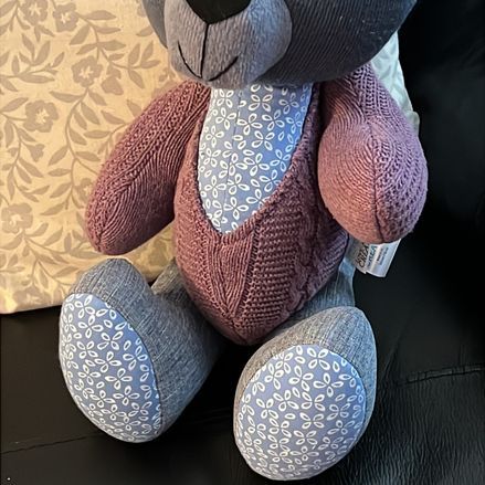Customer image of Female Cardigan / Jumper Memory Bear