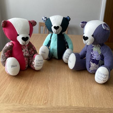 Customer image of 'Teddy' Memory Bear