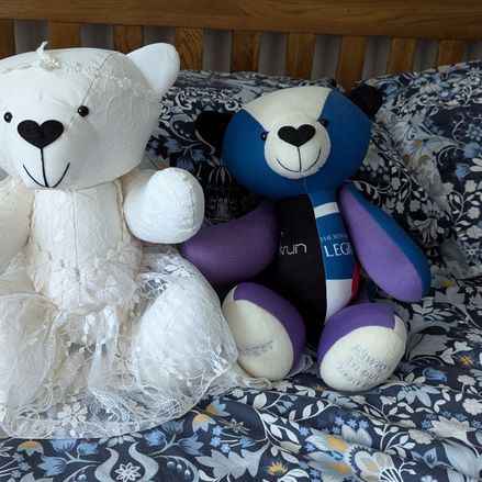 Customer image of Wedding Dress Memory Bear