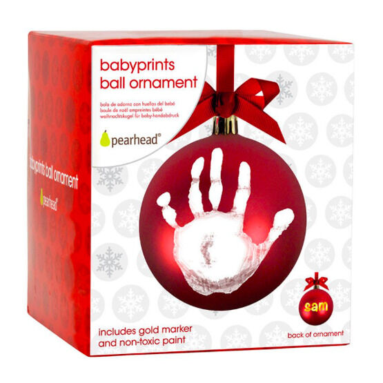 Babyprints Ball Ornament