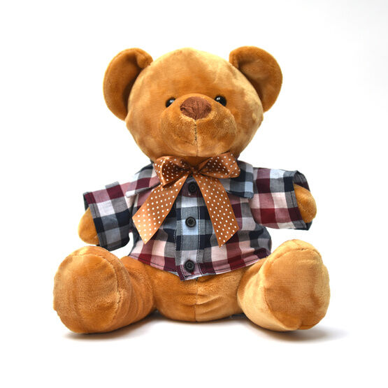 Teddy Bear with Personalised Keepsake Shirt